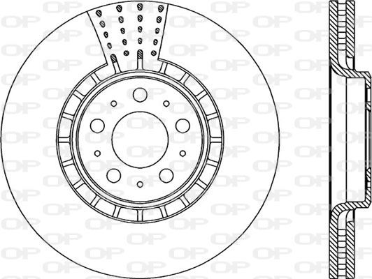 OPEN PARTS Тормозной диск BDR1977.20